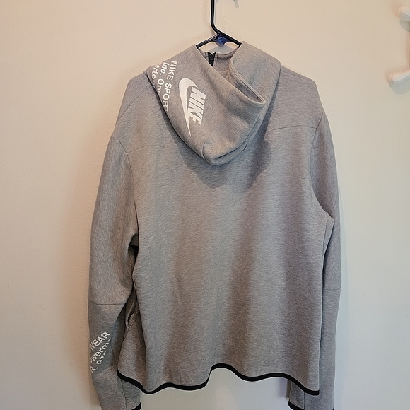 Nike Gray Zip-Up Hoodie - Picture 4 of 7
